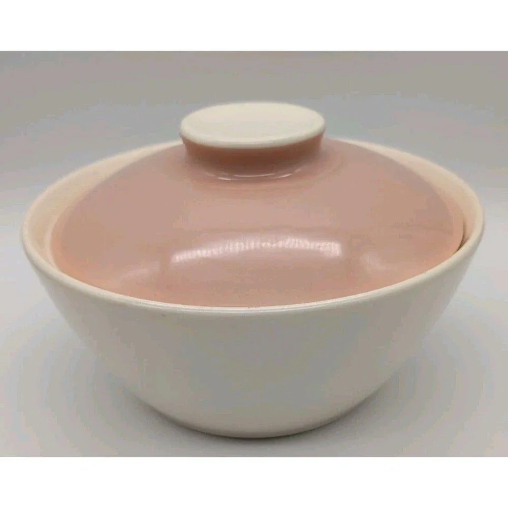 Vintage Harker Ware Covered Casserole Dish  Bowl 9